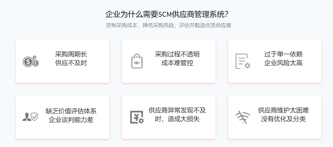 供應(yīng)商管理系統(tǒng)要具備哪些功能?